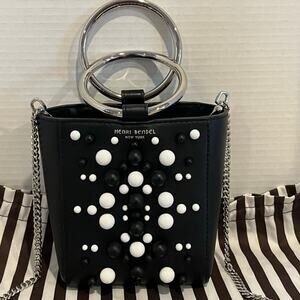 Henri Bendel black micro tote